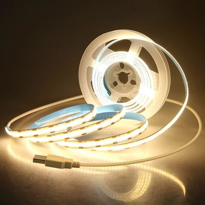 Thay đổi màu sắc 32.8FT đèn LED Cob Strip với 480 đèn LED 24V Voltage Chứng nhận CE / RoHS